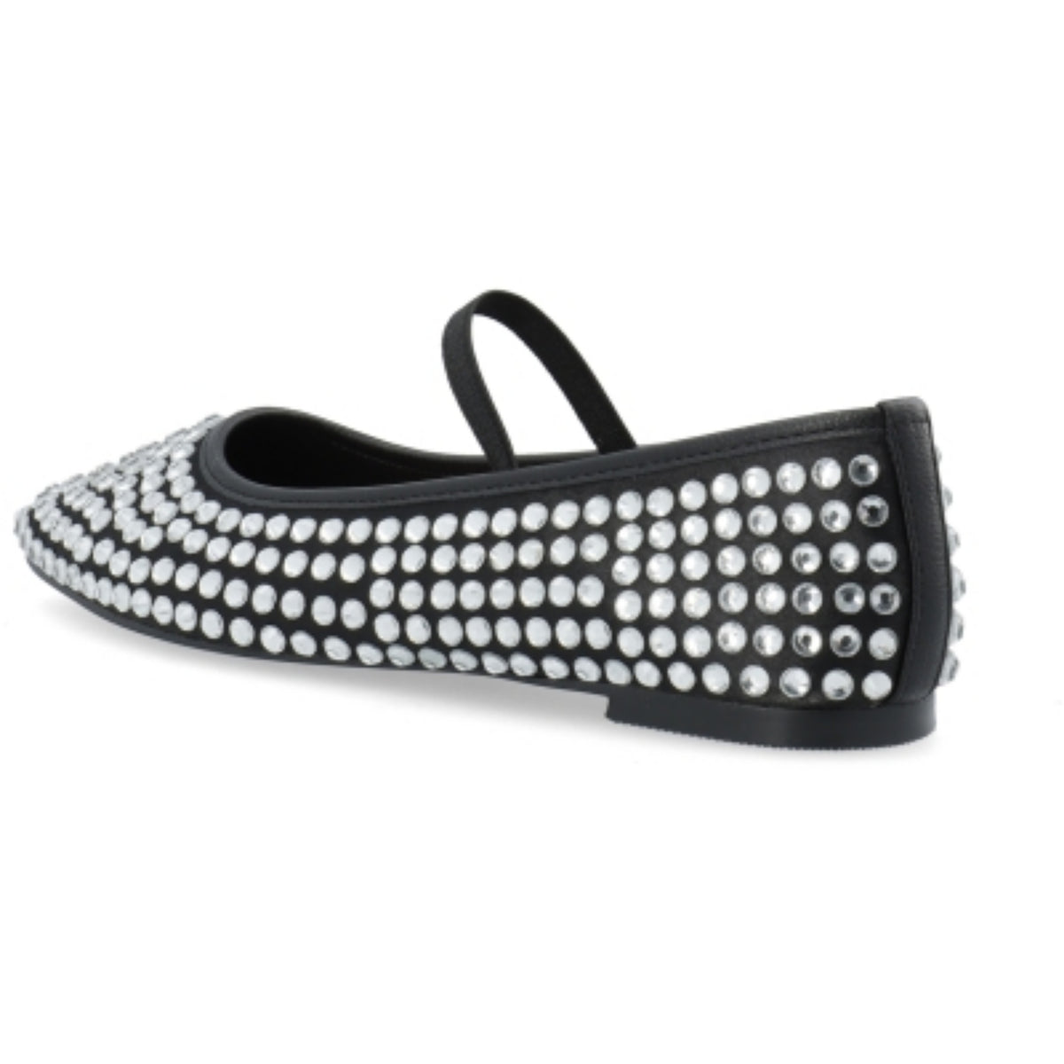 LILJA BALLERINA RHINESTONE SATIN – Svart