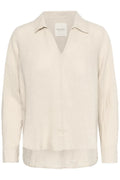 NATALEE LIN SKJORTE – Beige