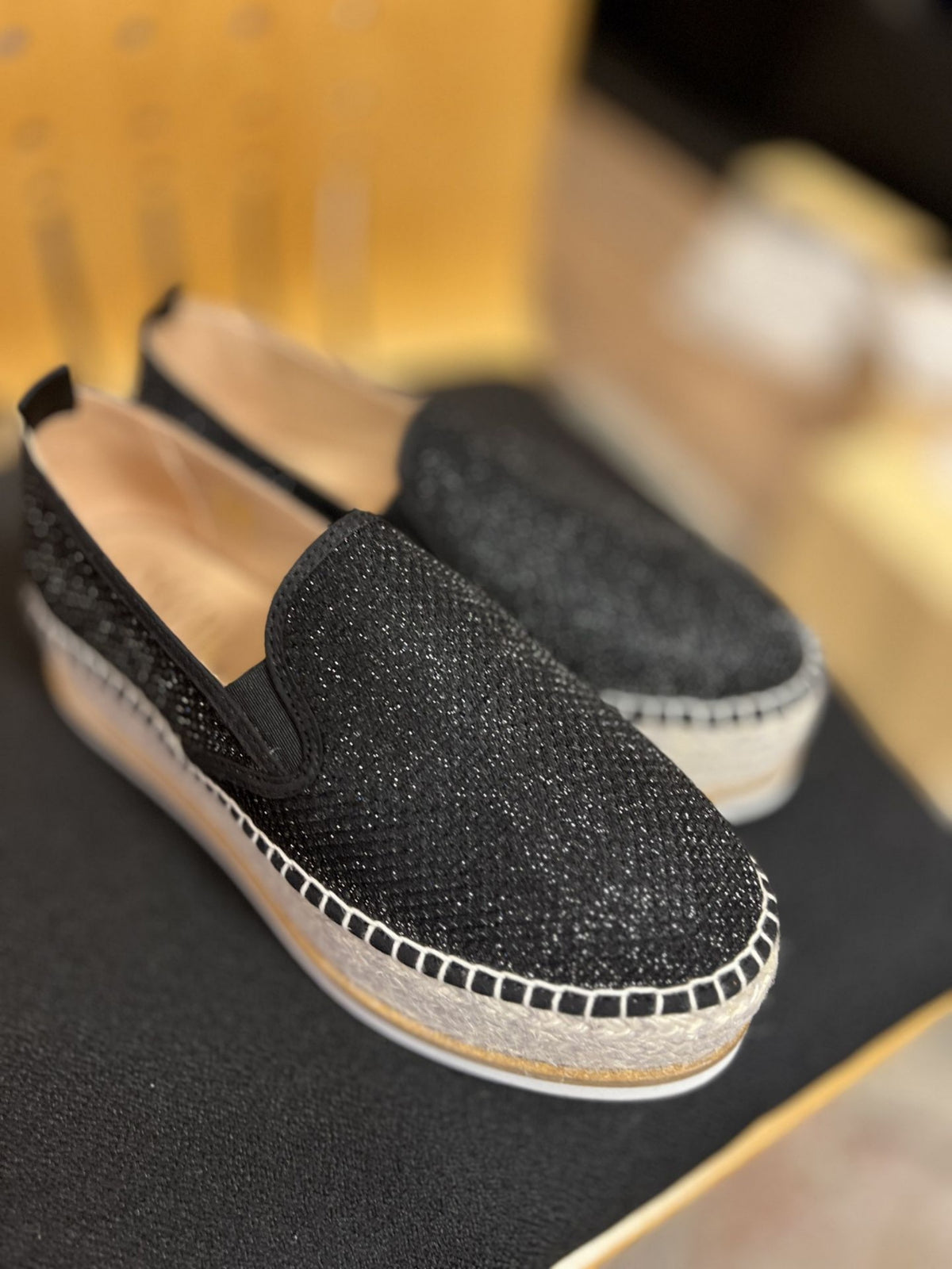 GAIMO ESPADRILLO SVART STOFF M GLIYYET – Svart