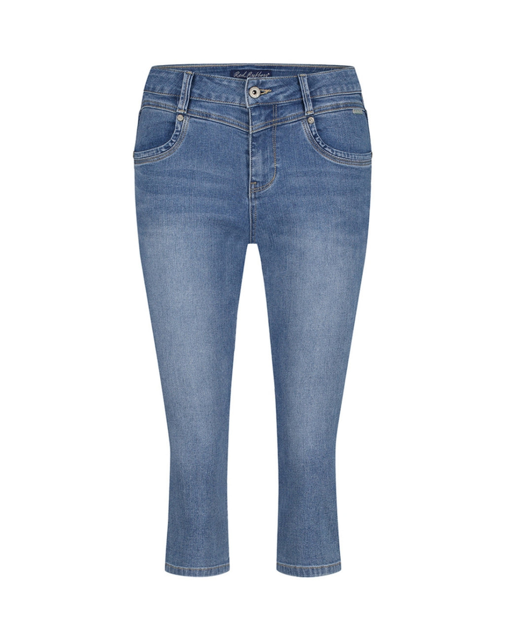 SUZE KNEBUKSE JEANS – Blå