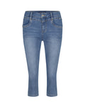 SUZE KNEBUKSE JEANS – Blå