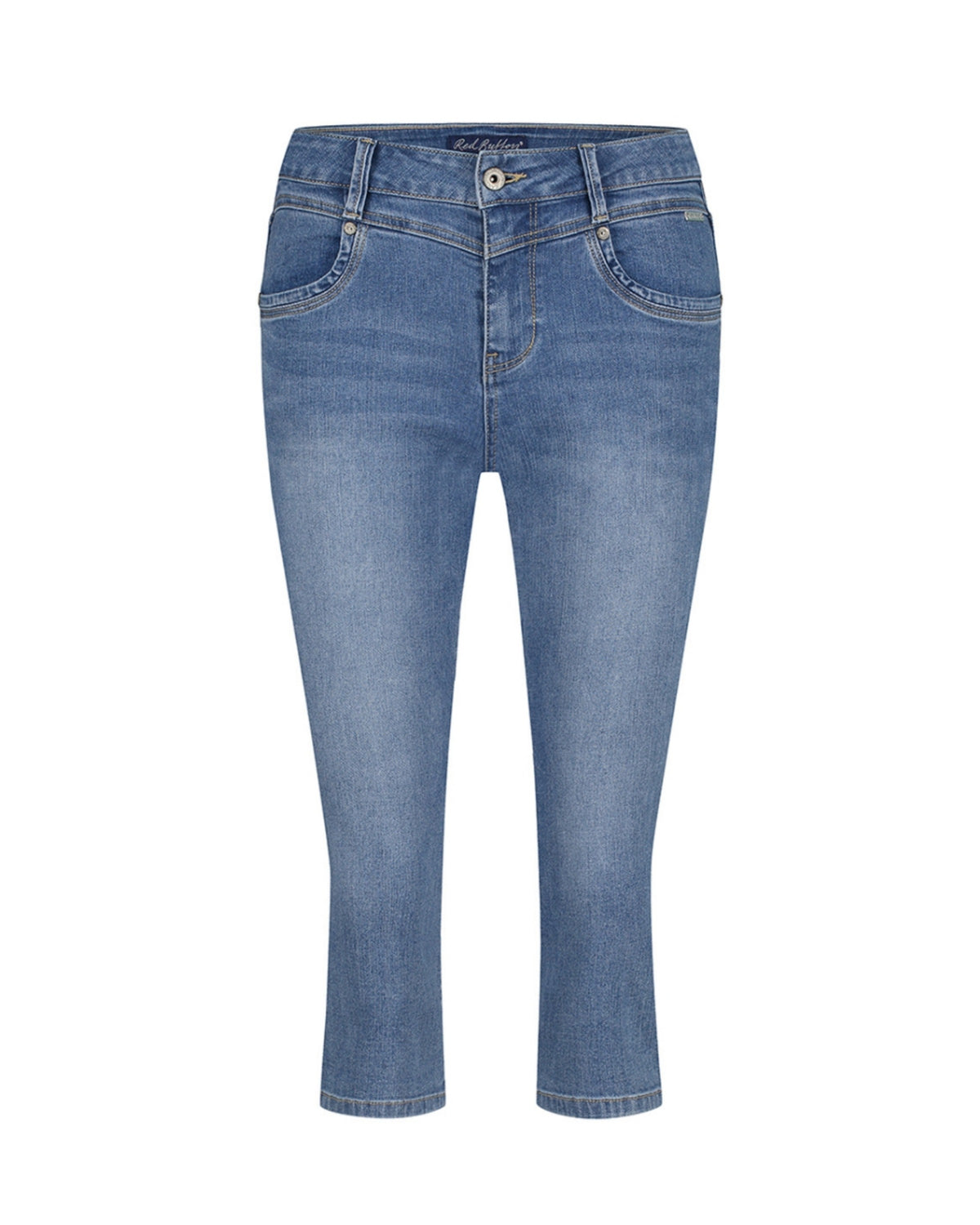 SUZE KNEBUKSE JEANS – Blå