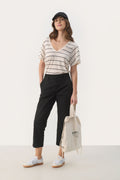 SOFFYNS CHINOS CROPT – Blå
