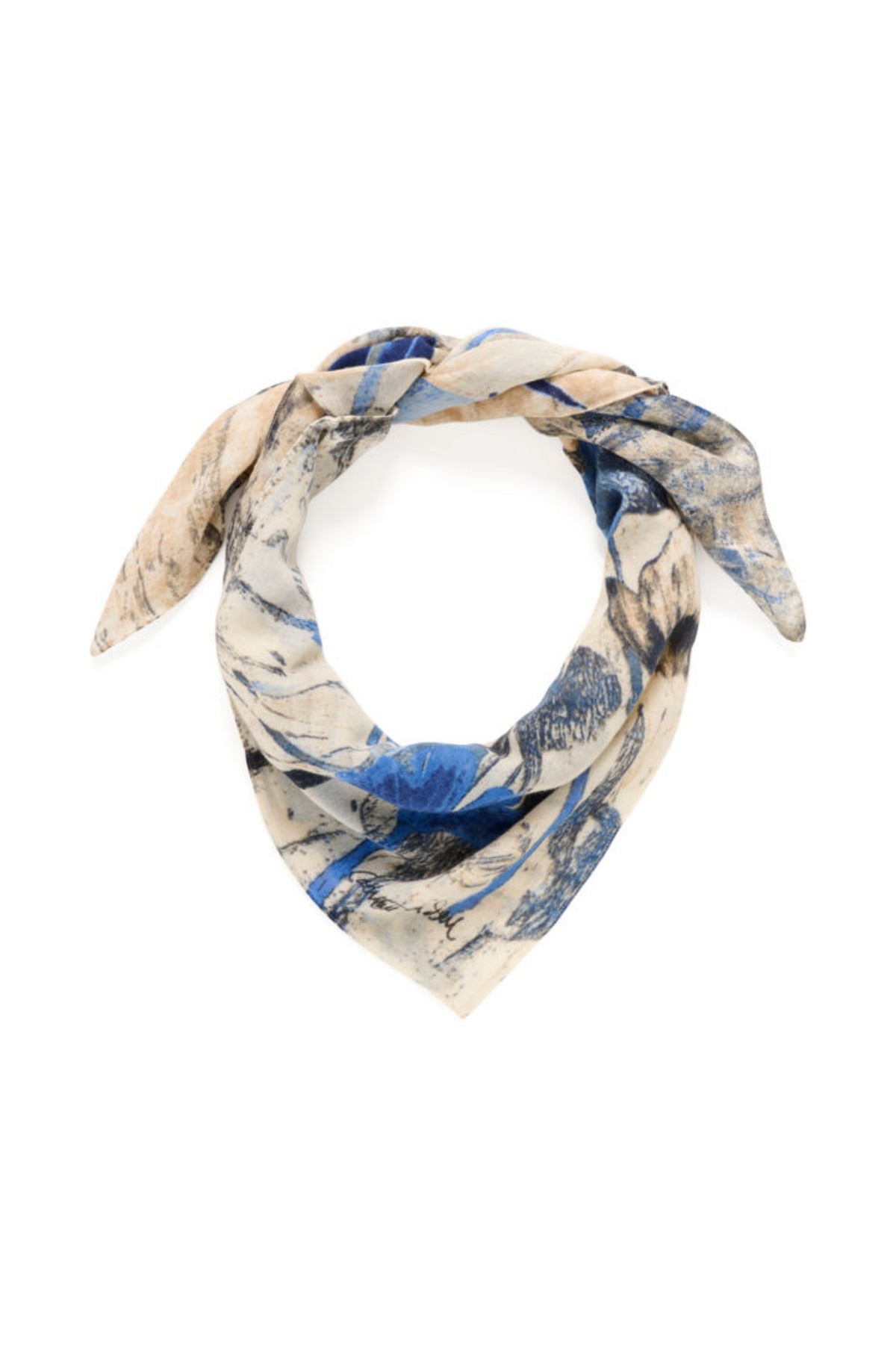 FELISIA SCARF SKJERF – Blå