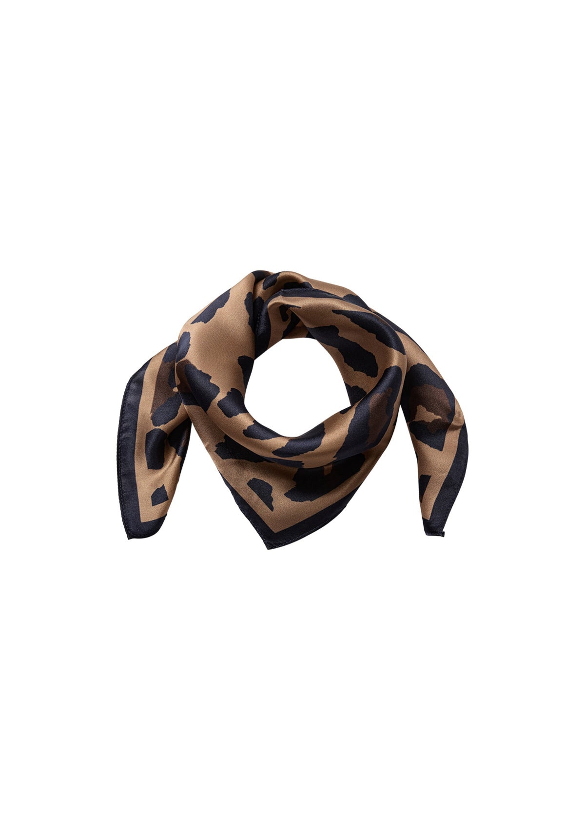SILKESKJERF DYREPRINT – Beige
