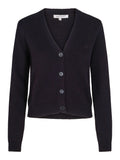 V-NECK KNITTED CARDIGAN – Blå