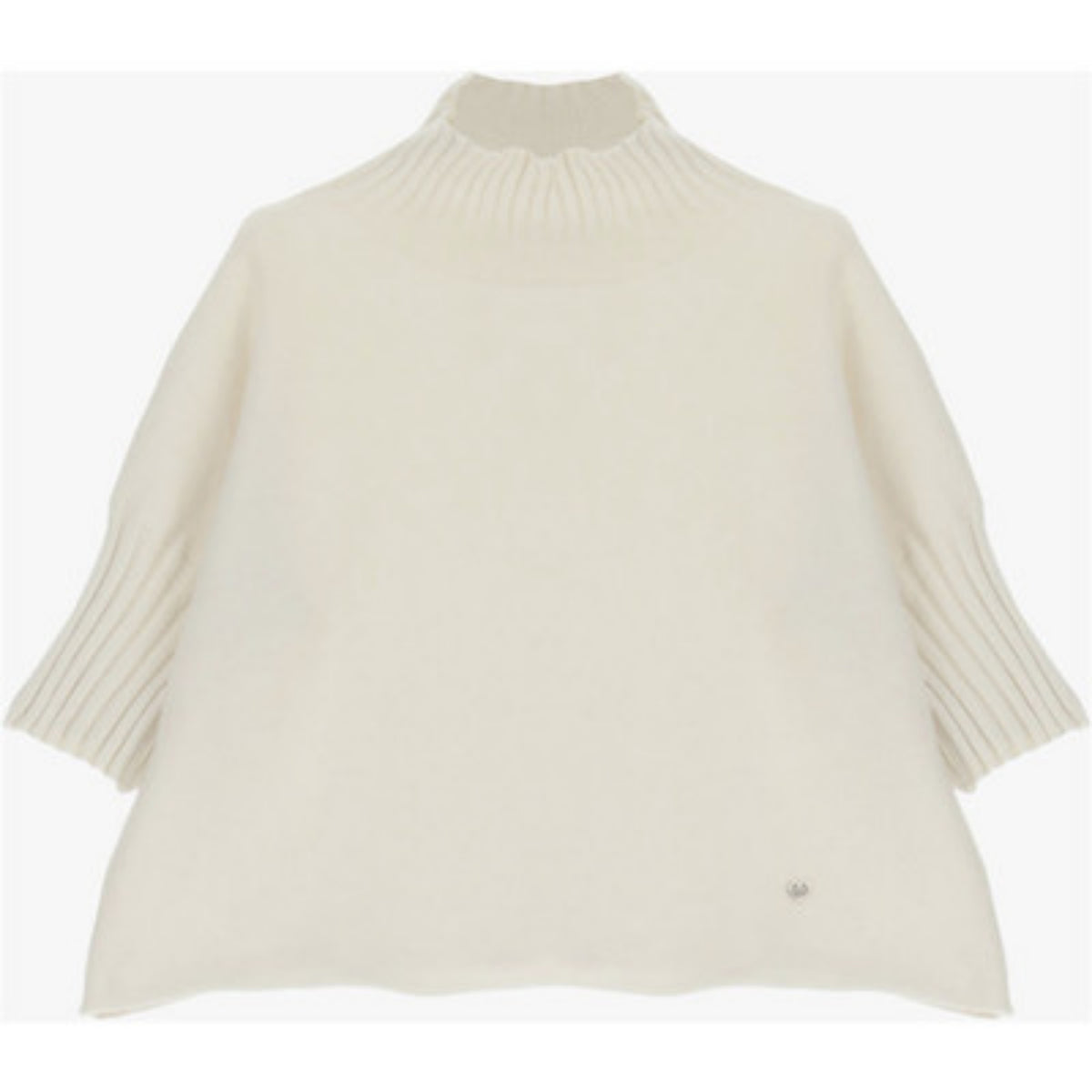 TURTLENECK SWEAT GENSER KORT ERM  SABBIA – Beige