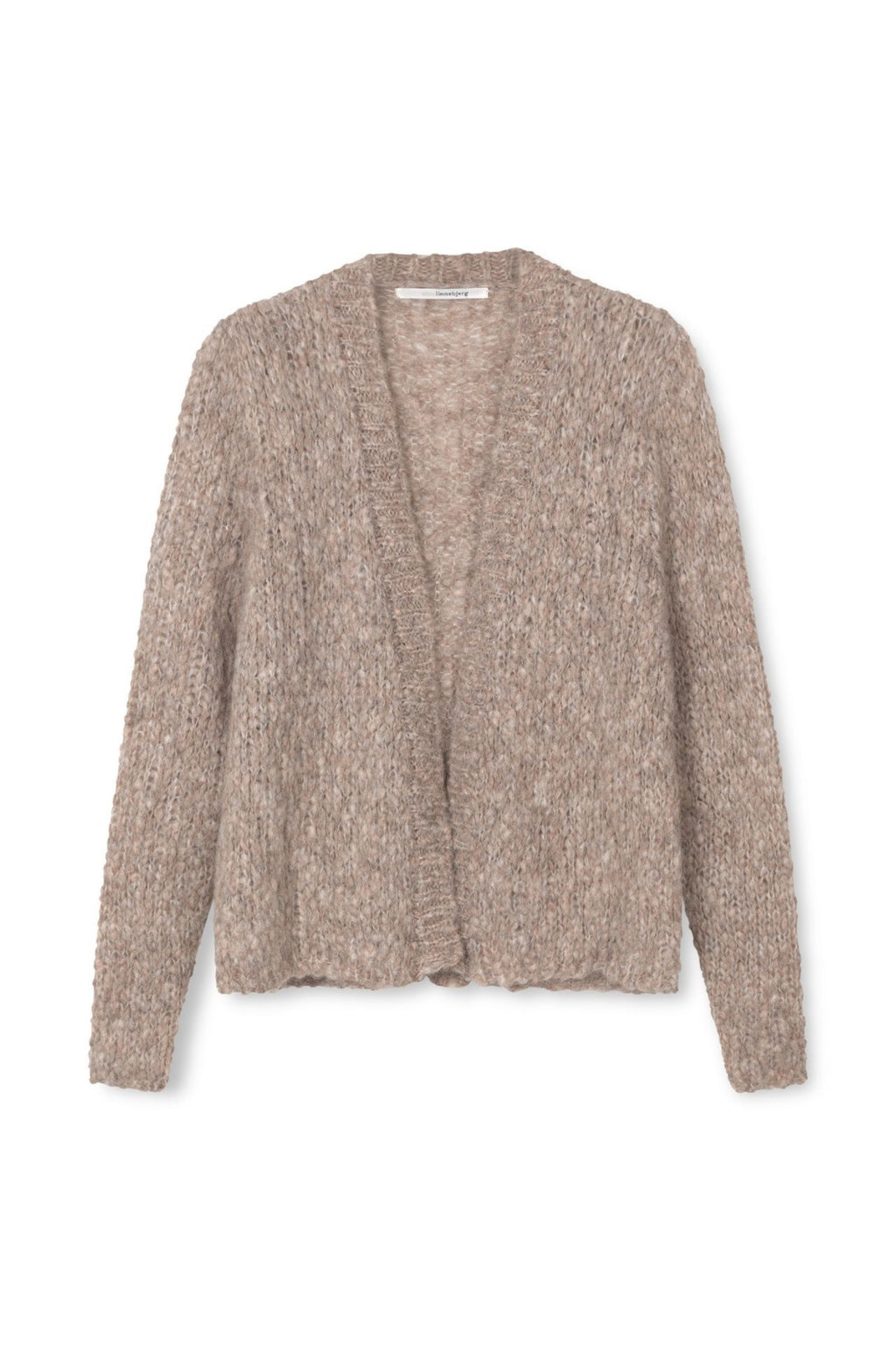 BARI JAKKE I FINESTE ALPAKKA ULL – Beige