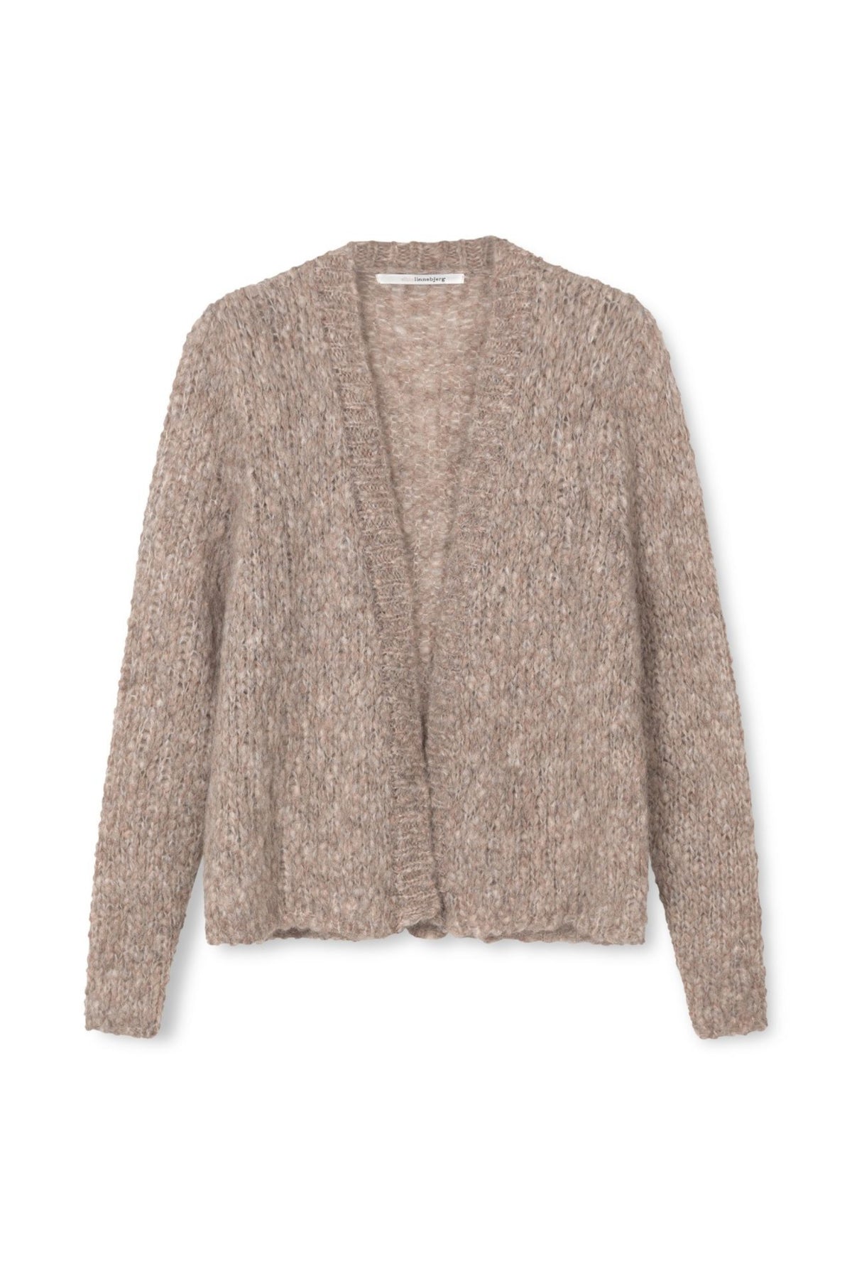 BARI JAKKE I FINESTE ALPAKKA ULL – Beige