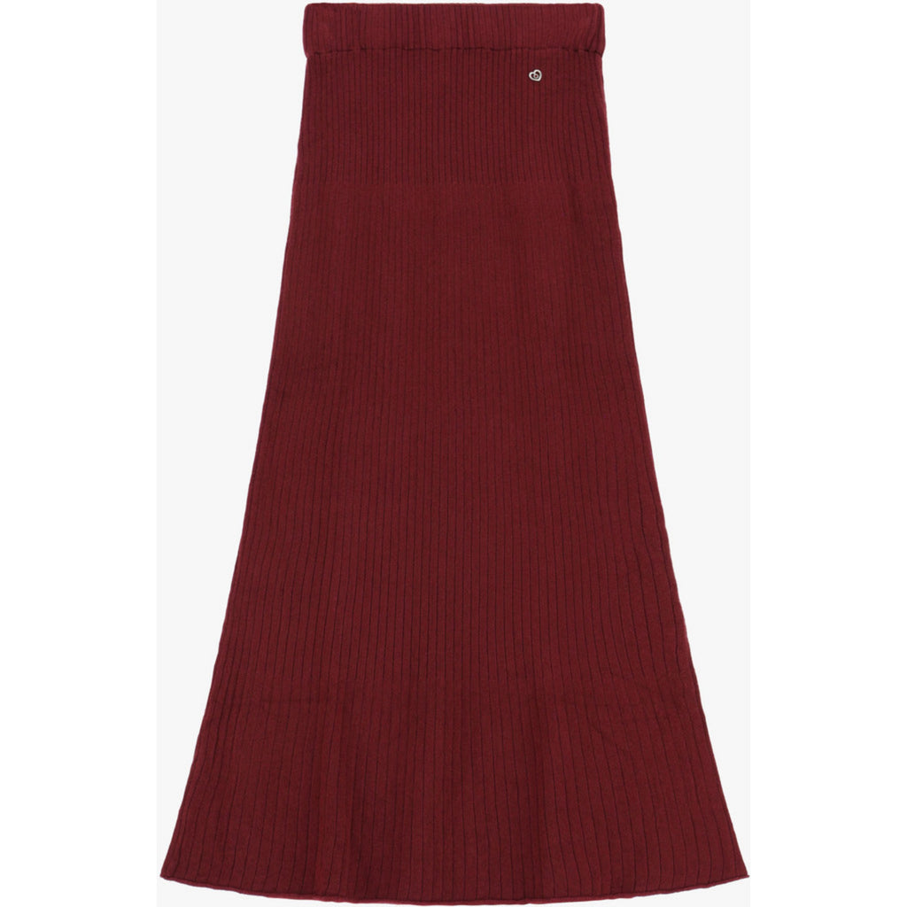 SKIRT KNITTED – Rød
