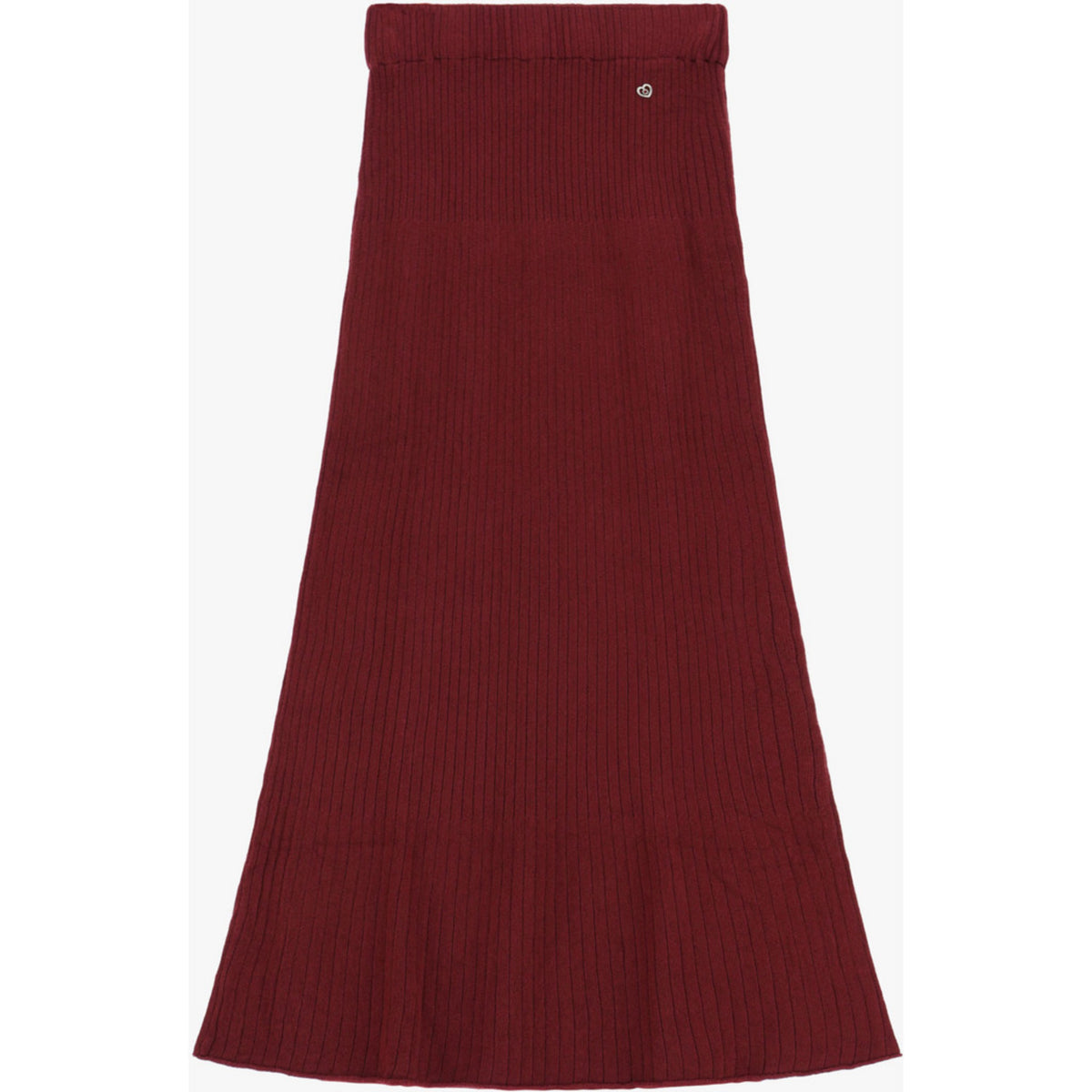 SKIRT KNITTED – Rød