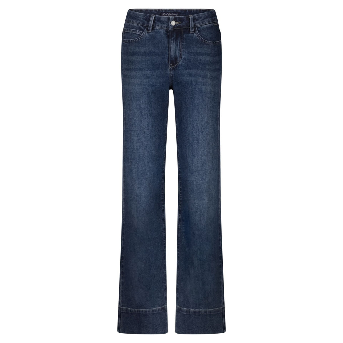 CLAUDETTE HIGHRISE WIDELEGS – Blå