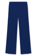 WIDE WOOL PANTS LONG – Blå