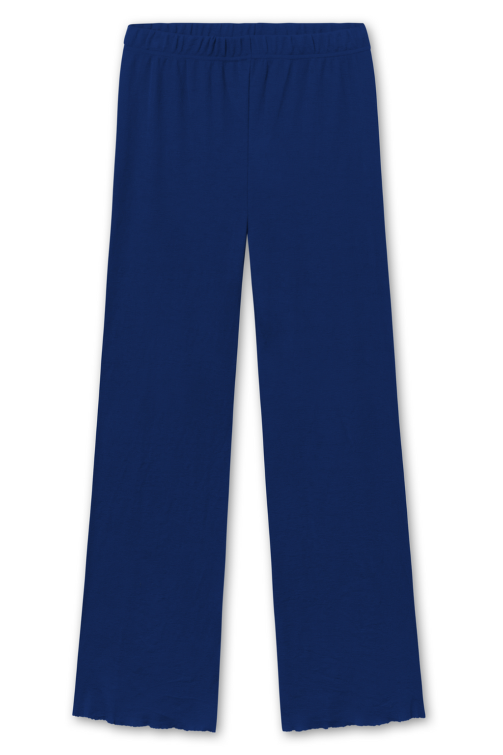 WIDE WOOL PANTS LONG – Blå