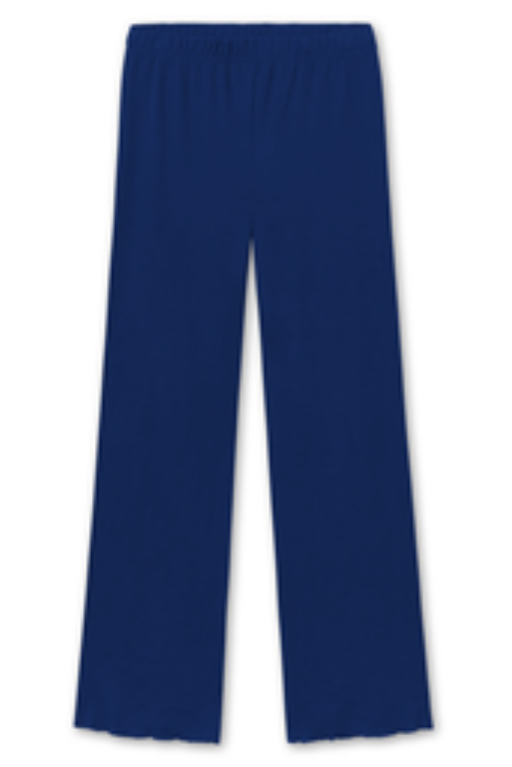 WIDE WOOL PANTS LONG – Blå