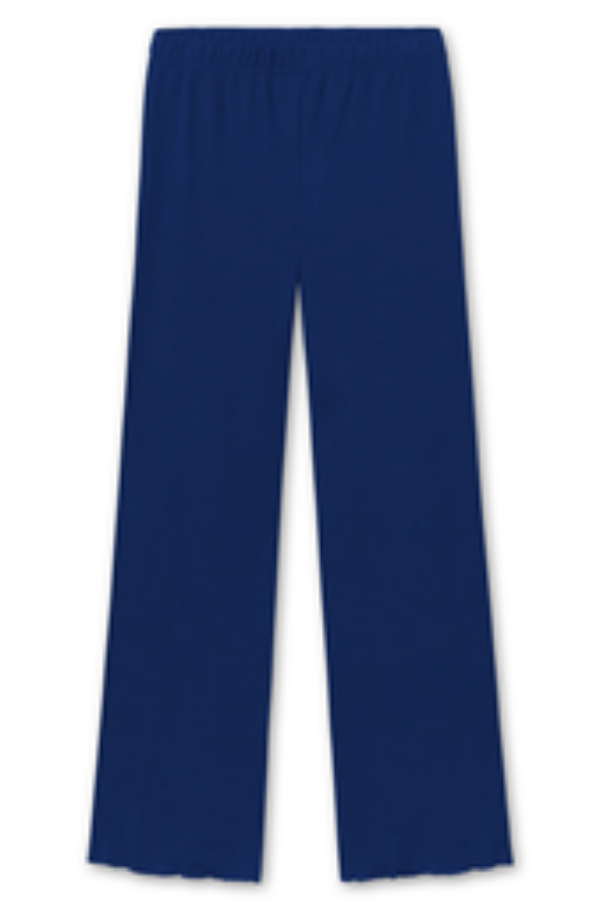 WIDE WOOL PANTS LONG – Blå