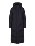 LONG WARM DOWN COAT – Blå
