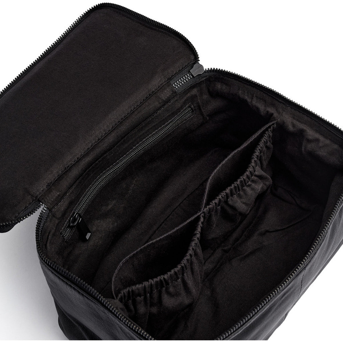 WASHBAG TOALETTMAPPE SKINN – Svart
