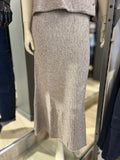 SKIRT KNITTED – Brun