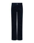 BIBETTE CORD RETT NAVY – Blå