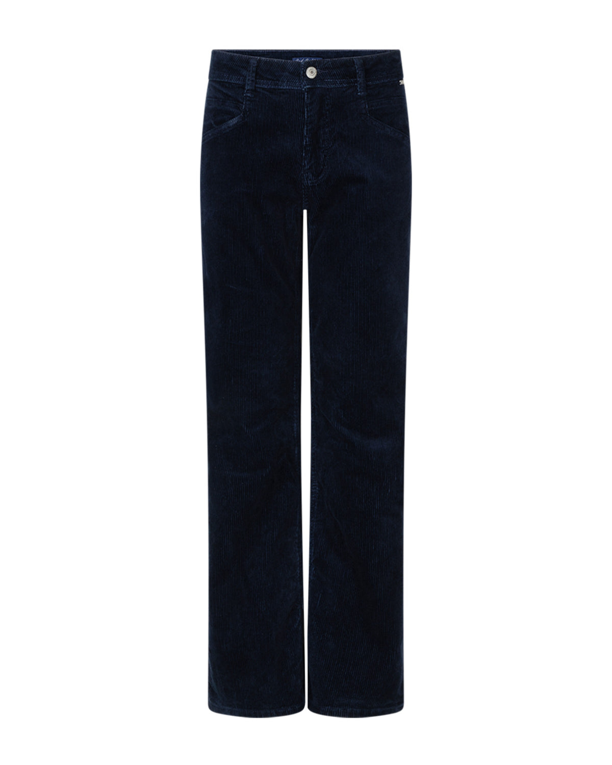 BIBETTE CORD RETT NAVY – Blå