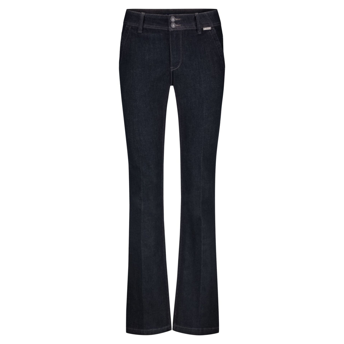 BIBETTE DENIM FLARE L33 – Blå
