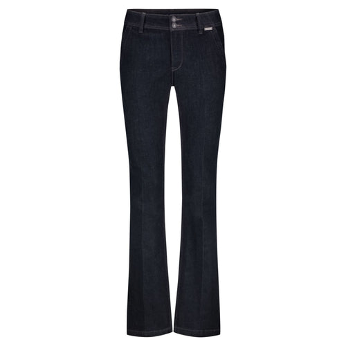 BIBETTE DENIM FLARE L33 – Blå