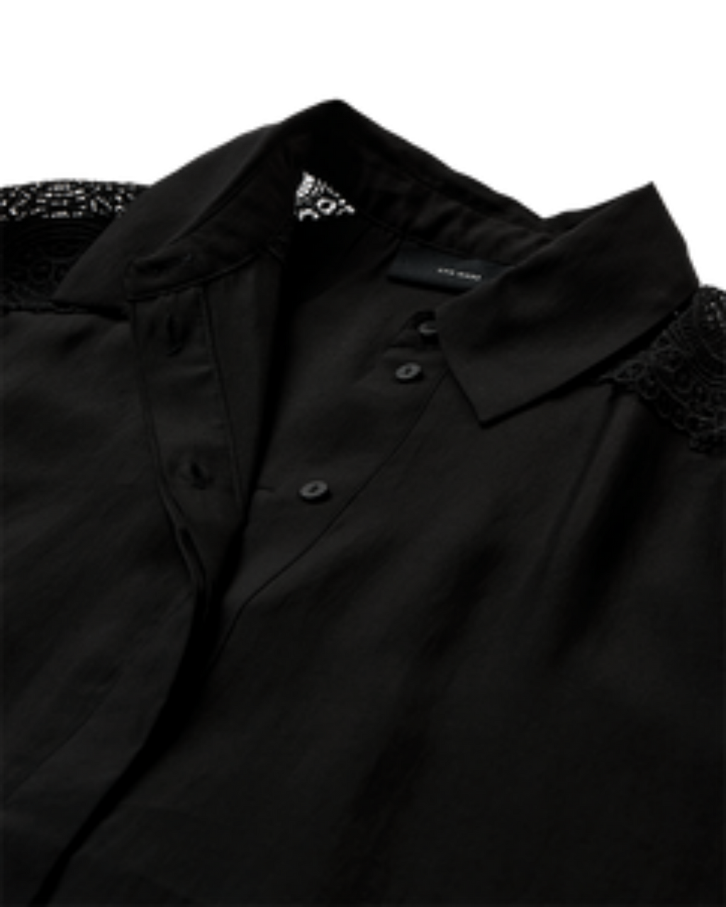 MOLLY SHIRT LONG – Svart