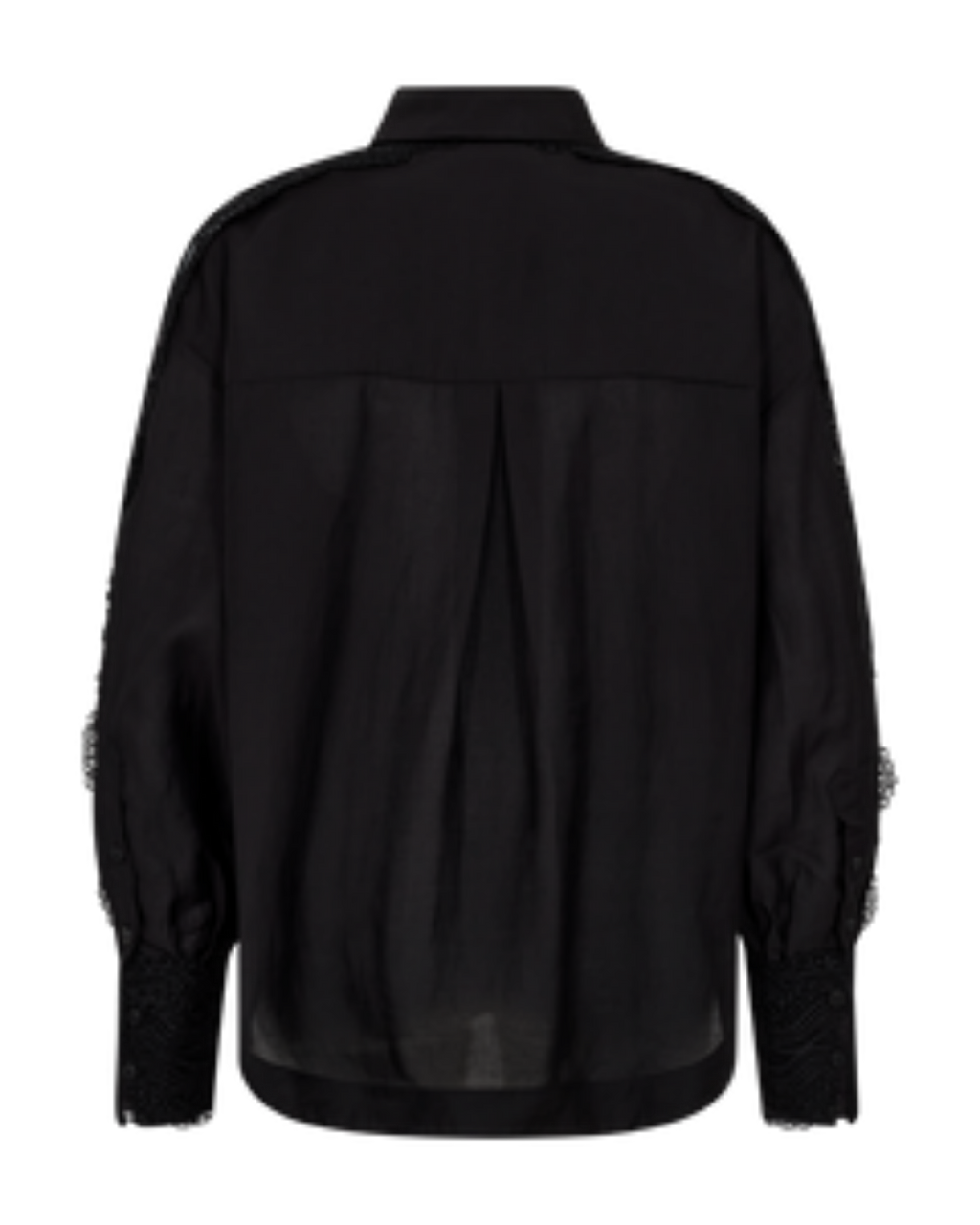 MOLLY SHIRT LONG – Svart