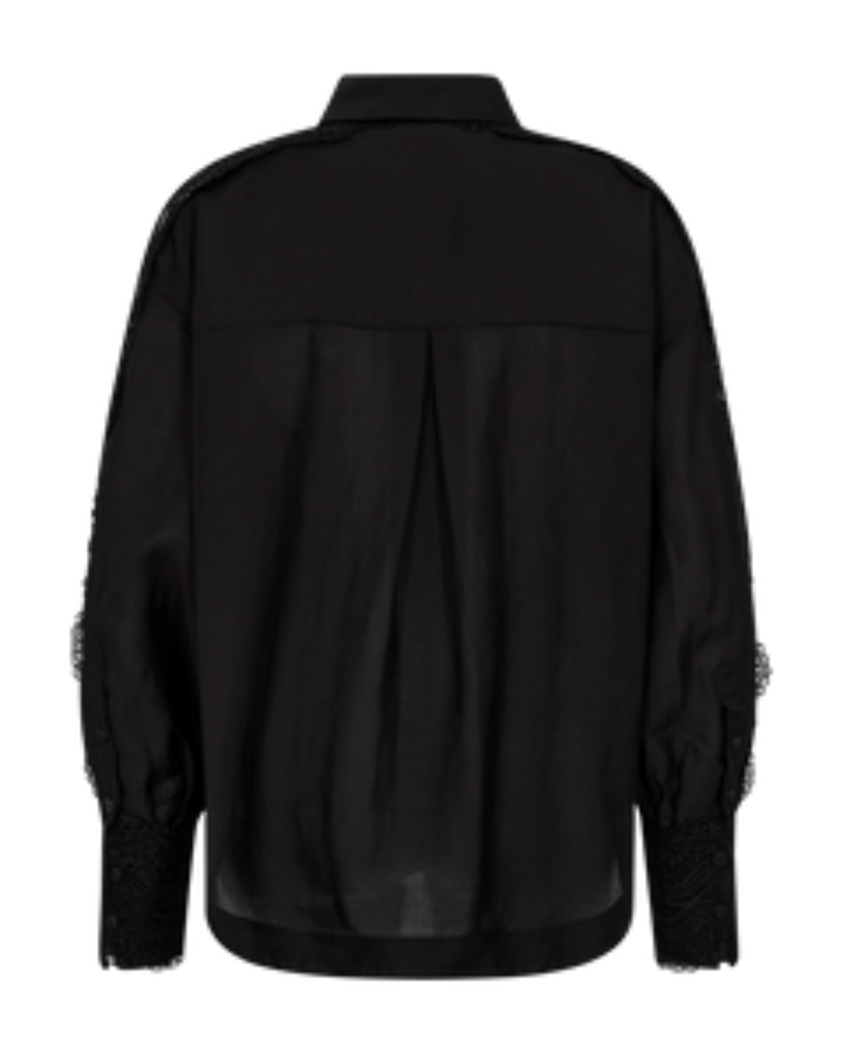MOLLY SHIRT LONG – Svart
