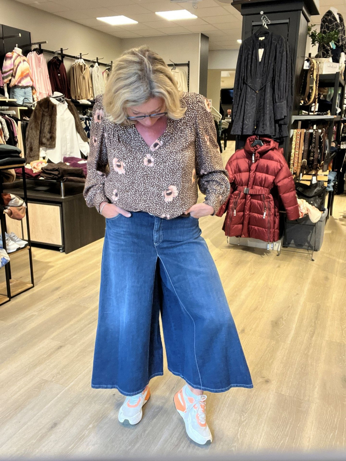 ALMA OSLO JEANS BUKSESKJØRT – Blå