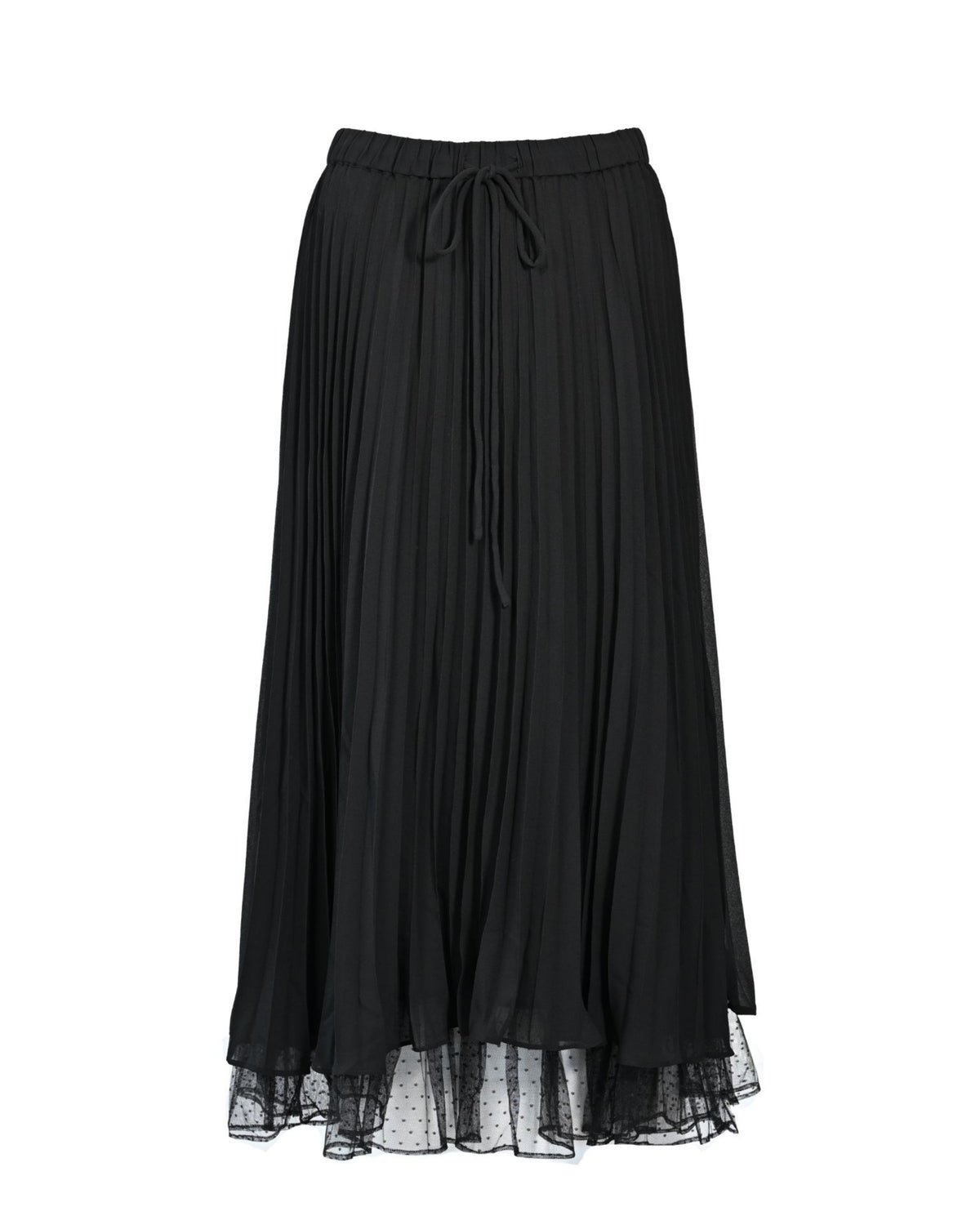 JESSIE SKIRT MIDI – Svart