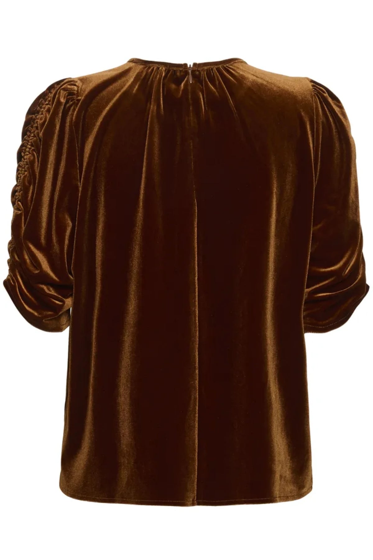 VALERIE BLOUSE BLUSE COBBER – Brun