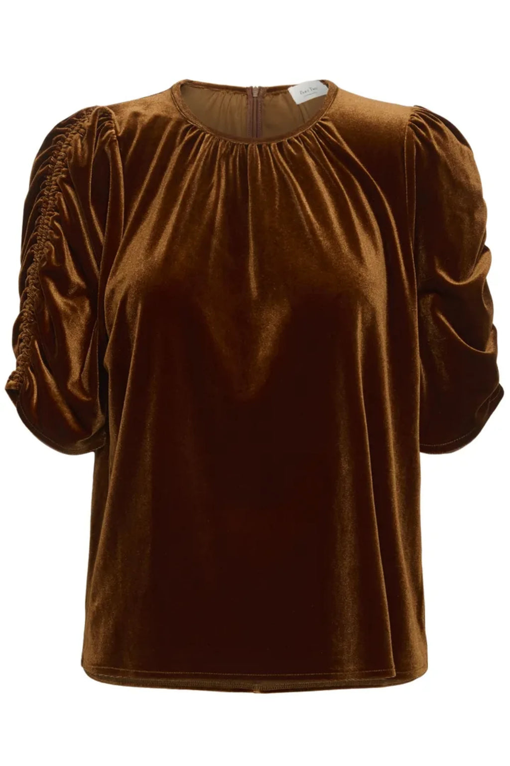 VALERIE BLOUSE BLUSE COBBER – Brun