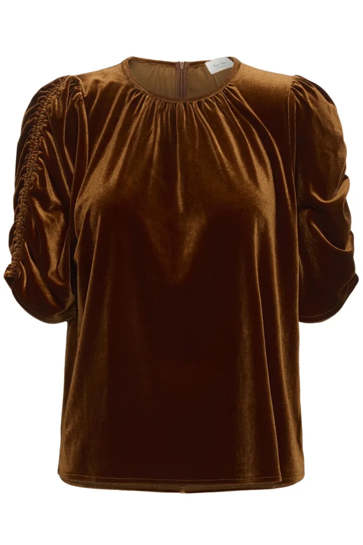 VALERIE BLOUSE BLUSE COBBER – Brun