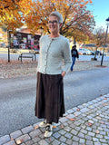 EVELYN SUEDE SKIRT BRUN – Brun