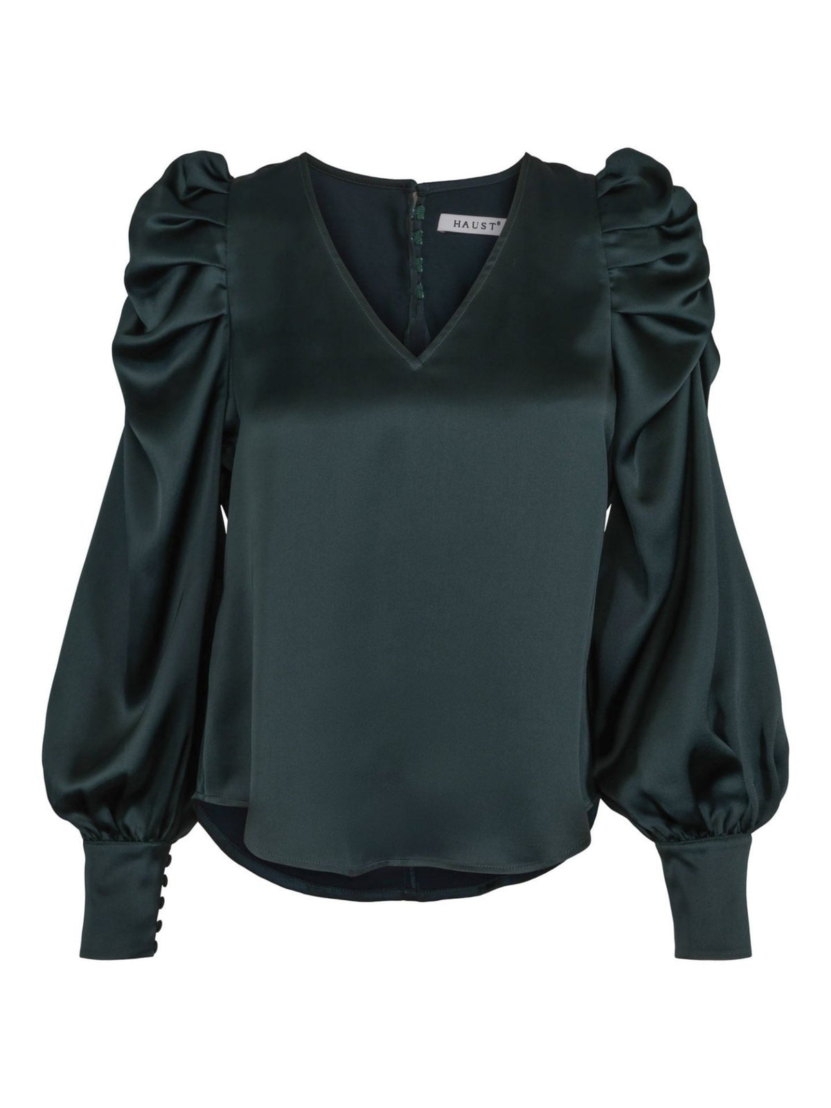 PARTY SLEEVE BLOUSE GRØNN – Grønn