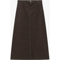 A SHAPESKIRT CORD MØRKBRUN – Brun