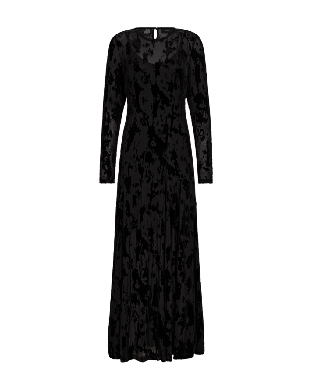 FLAME DRESS BLACK – Svart