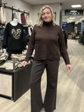 DENISE COTTON STRAIGTH BRUN – Brun