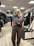 DAVINA BARRELPANT BRUN – Brun