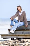 ROUGH CARDIGAN BEIGE – Beige