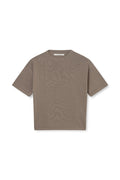 JUNE BOXY TOPP I VISCOSE MØRKBEIGE – Beige