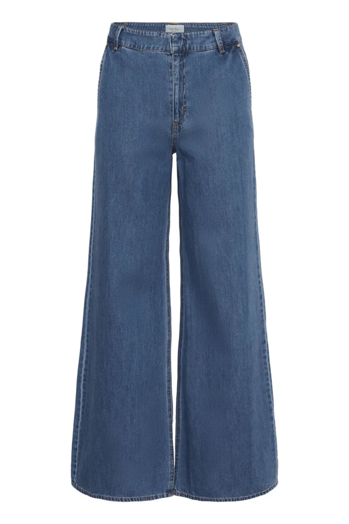 SAFINAS JEANSBUKSE WIDE – Blå