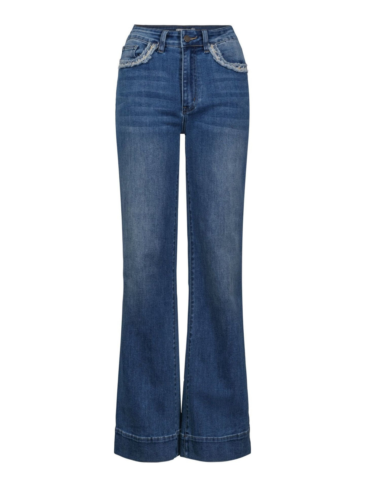 CASUAL DENIM JEANS STRAIGTH MULTI – Blå