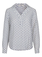 PATTERN PRINTED SHIRT – Hvit