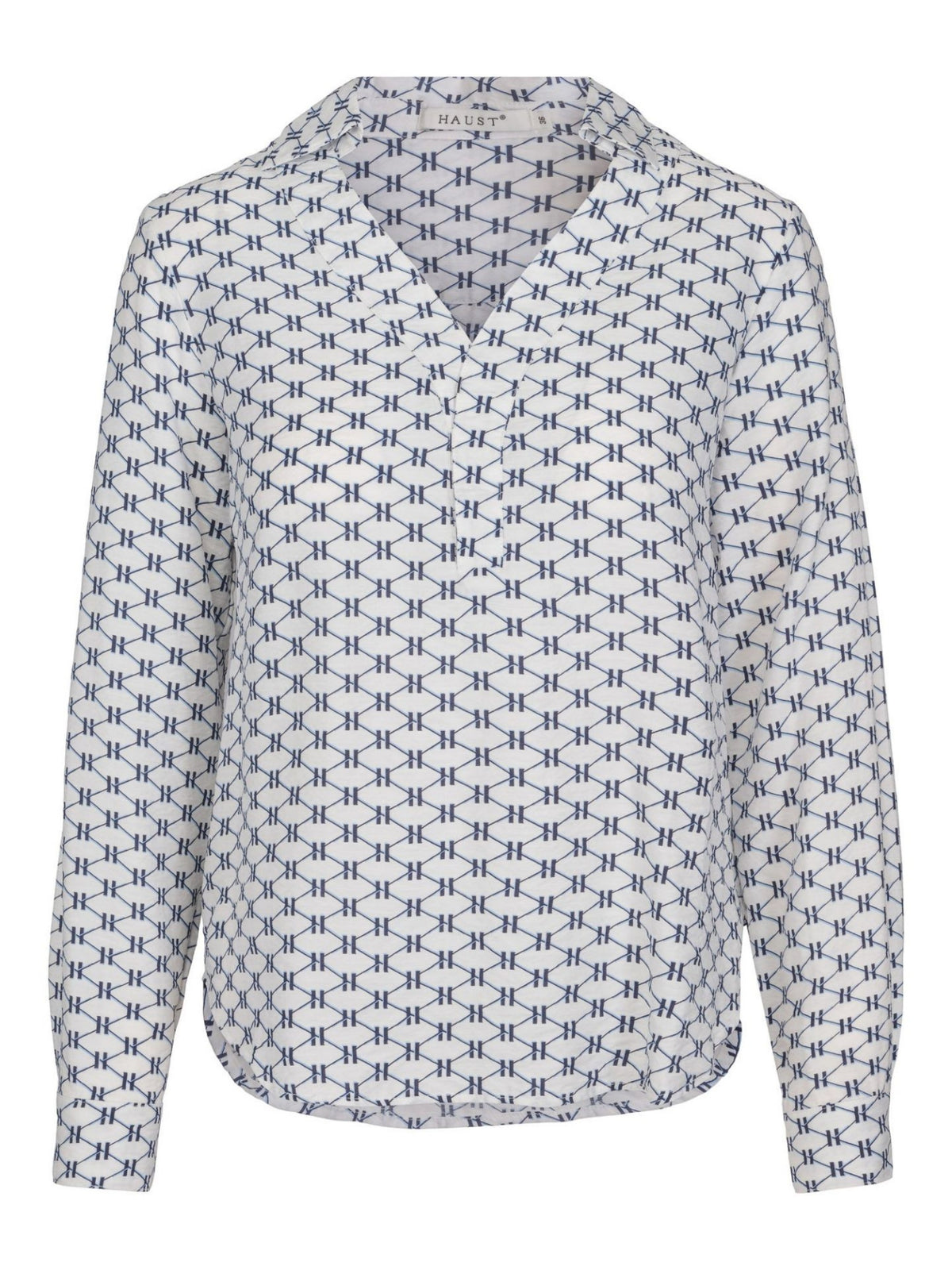 PATTERN PRINTED SHIRT – Hvit