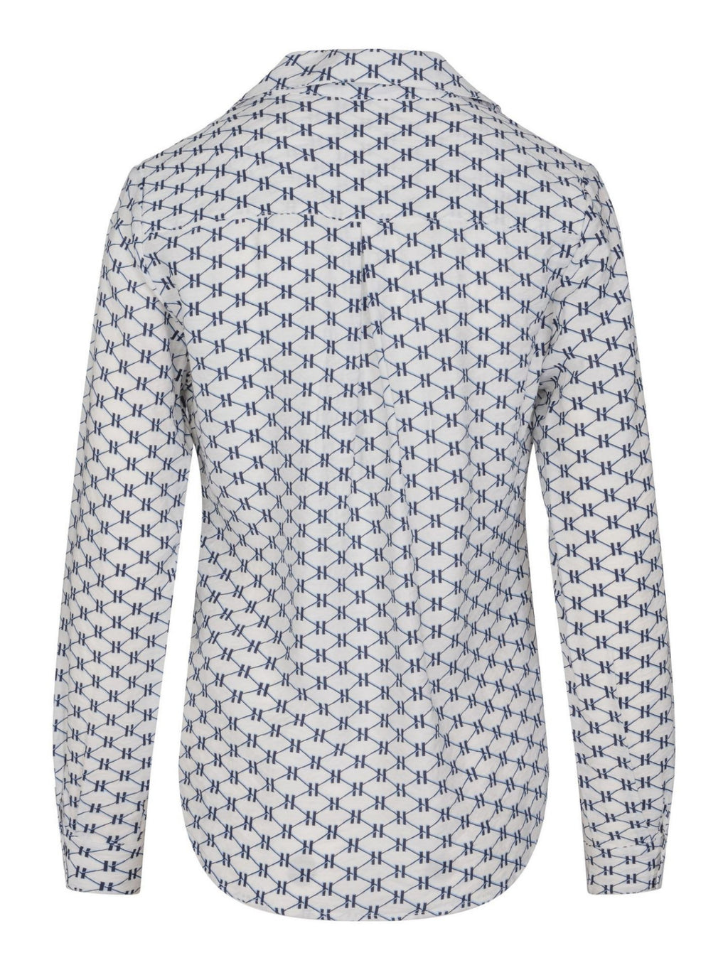 PATTERN PRINTED SHIRT – Hvit