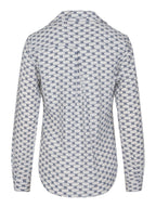 PATTERN PRINTED SHIRT – Hvit