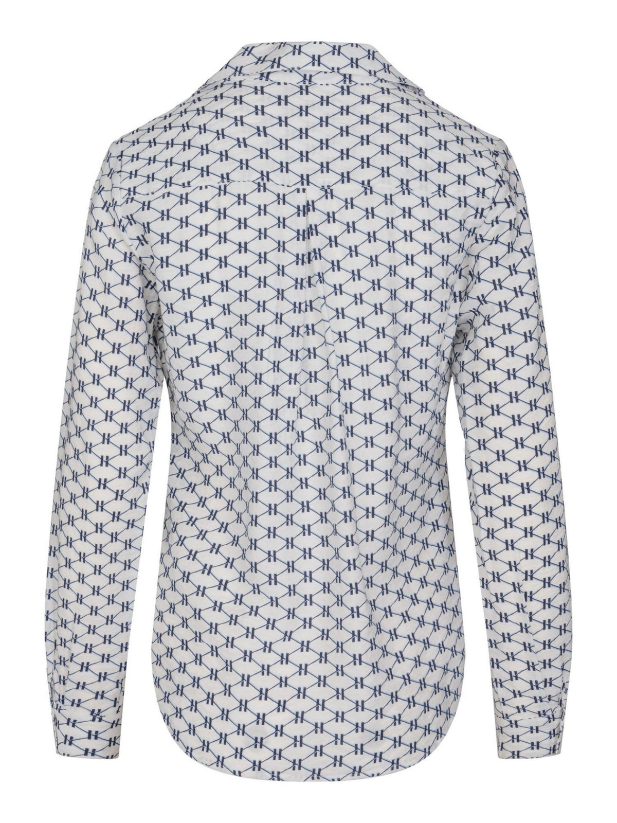 PATTERN PRINTED SHIRT – Hvit